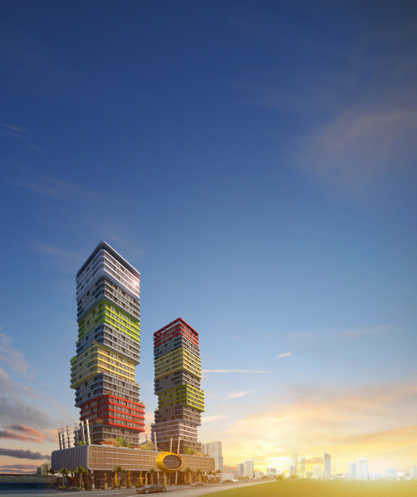 Marina Twin Towers — 360° virtual tour