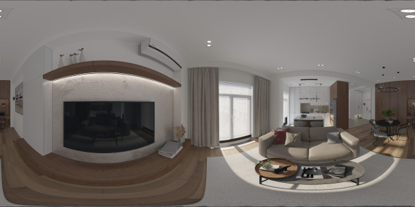 квартира - студия — 360° virtual tour