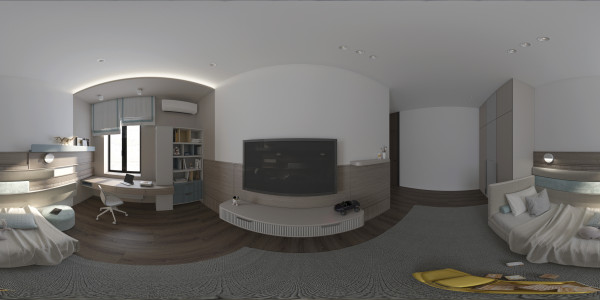 Детская комната 2 этаж — 360° virtual tour