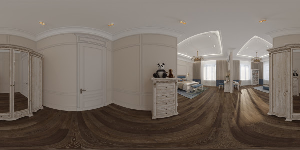Спальня старшей дочери — 360° virtual tour