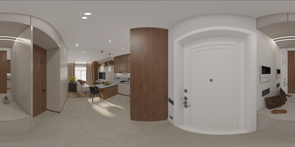 Корректировки  46м2 квартира — 360° virtual tour